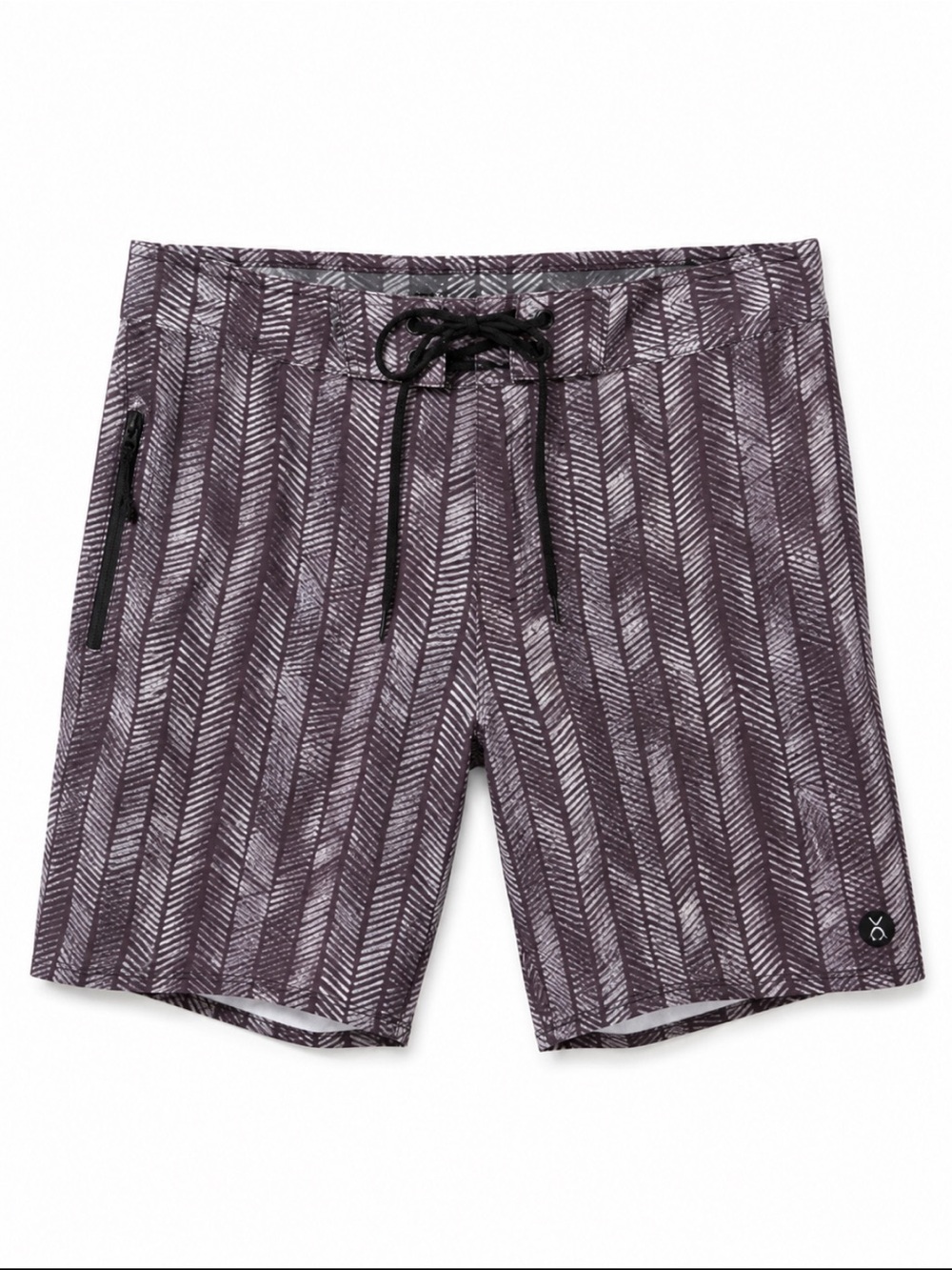 Outerknown Kelly Slater Apex Board Shorts  Gray Brown Geometric Print 9” Size 32